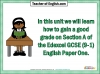 Edexcel 9-1 GCSE English Exam - Paper 1 and Paper 2 Teaching Resources (slide 3/449)